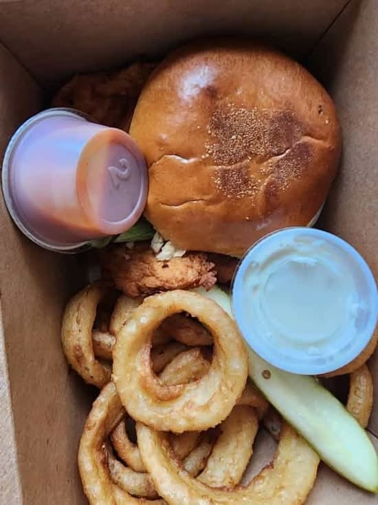 Buffalo Chicken Burger.