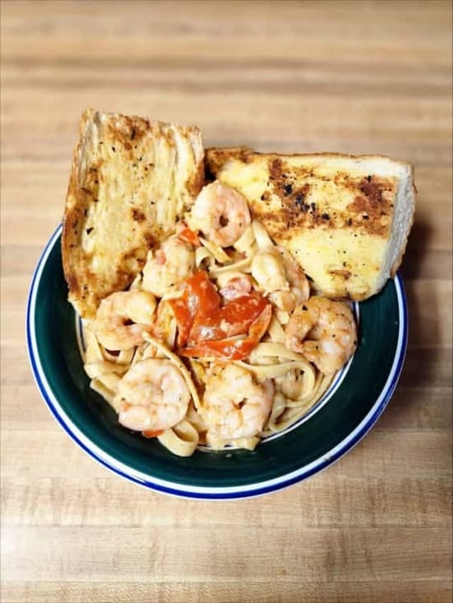 Cajun Shrimp Pasta.